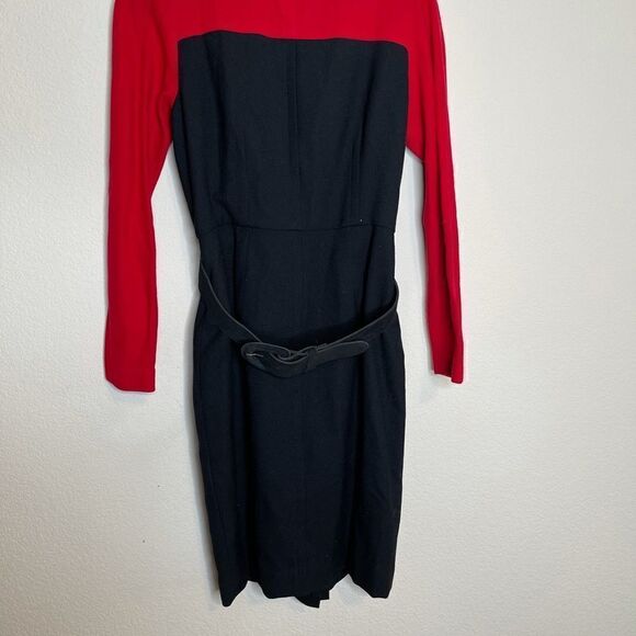 Vintage Bloomingdales wool mock neck dress - Picture 2 of 7